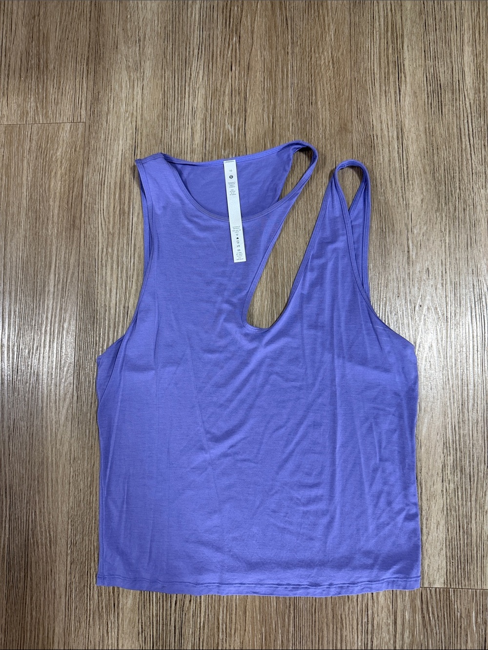 Lulu Lemon Athletica Purple Women's Asymmetric Tank Top size 10